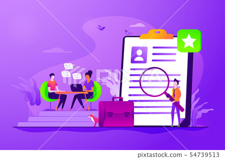 Job interview concept vector illustration Job interview concept vector illustration 54739513