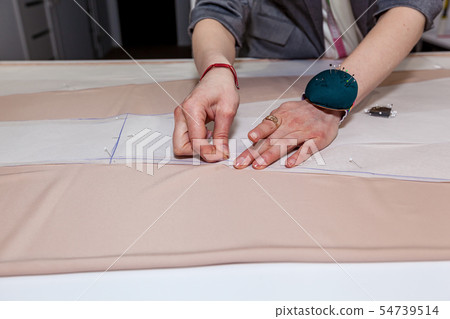 cloth, hands, sewing, design cloth, hands, sewing, design 54739514
