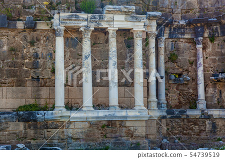 Old ruins of the city of Side Turkey Old ruins of the city of Side Turkey 54739519