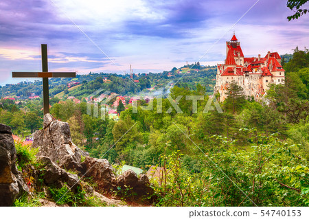 The medieval Castle of Bran known for the myth of 54740153