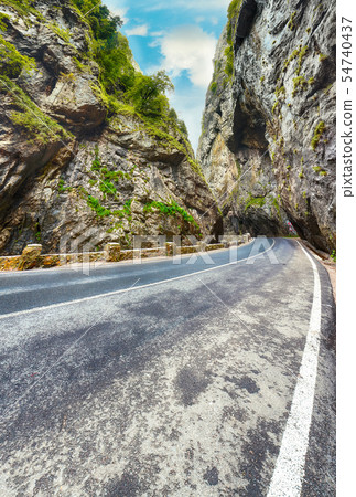 Amazing summer view of Bicaz Canyon/Cheile Amazing summer view of Bicaz Canyon/Cheile 54740437
