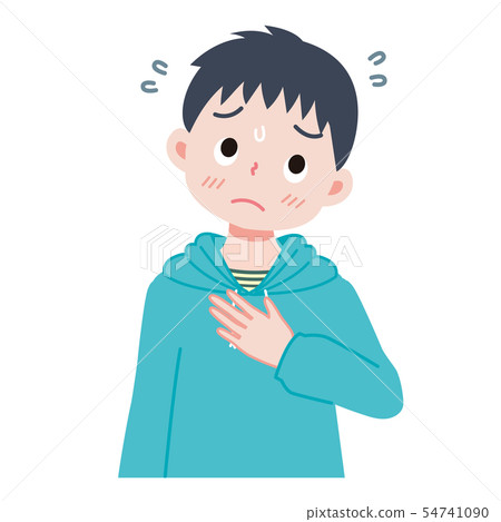 Illustration of a tense child - Stock Illustration [54741090] - PIXTA