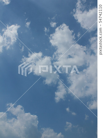 Sky and cumulus clouds Sky and cumulus clouds 54742110