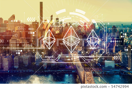Ethereum with New York City 54742994
