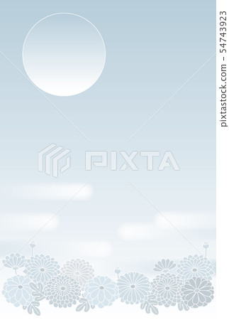 Vector background material of chrysanthemum trivia image Vector background material of chrysanthemum trivia image 54743923