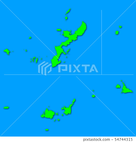 沖繩縣地圖 54744315