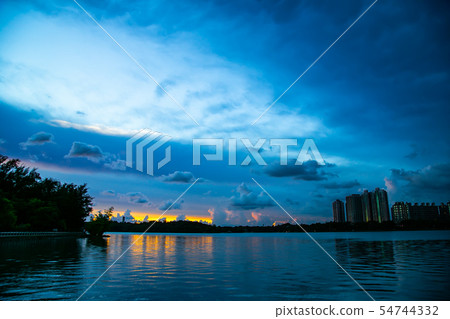 臺灣高雄澄清湖景色Kaohsiung Lake, Taiwan, Asia 臺灣高雄澄清湖景色Kaohsiung Lake, Taiwan, Asia 54744332