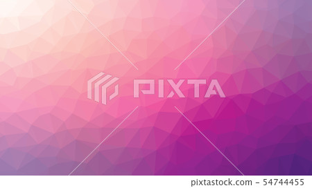 Pink Abstract Low Poly Background. Geometric backdrop in Origami style with gradient. Textured 54744455