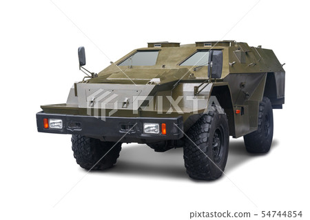 KamAZ - 43269 Shot BPM-97 - Russian lightly armored car. Isolated on white background 54744854