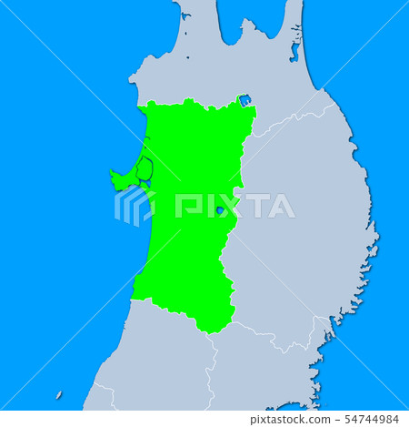 Akita Prefecture Map 54744984