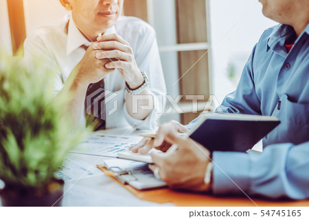 Business meeting asian people two male middle-age Business meeting asian people two male middle-age 54745165