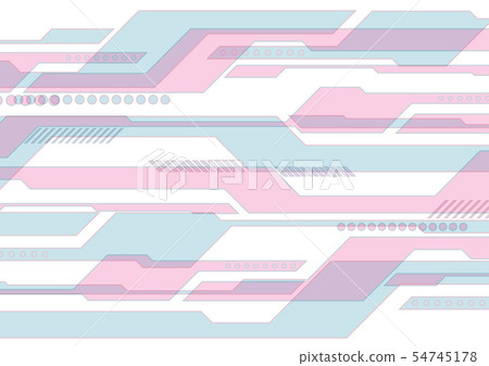 Blue pink abstract tech futuristic background 54745178