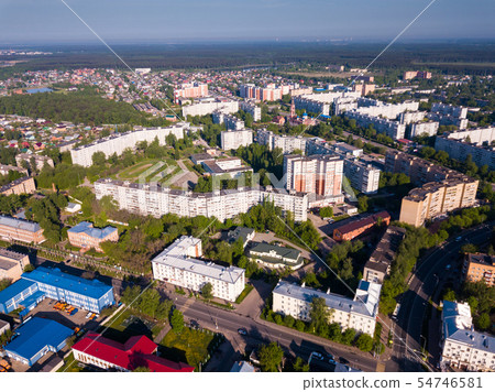 Orekhovo-Zuyevo cityscape from drone Orekhovo-Zuyevo cityscape from drone 54746581