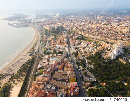 Modern cityscape of Tarragona 54746636