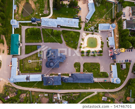 Aerial view of Ascension David hermitage, Novy Byt Aerial view of Ascension David hermitage, Novy Byt 54746701