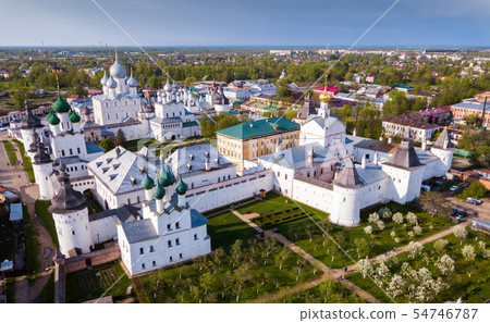 Aerial view of Rostov Kremlin 54746787
