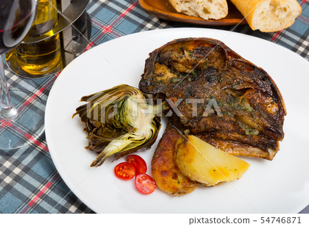 Baked head of lamb Baked head of lamb 54746871