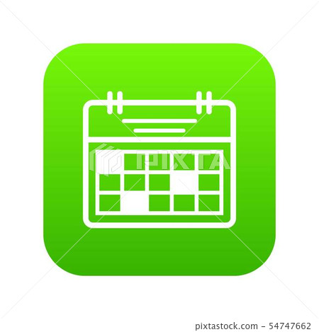 Cell calendar icon, simple style 54747662