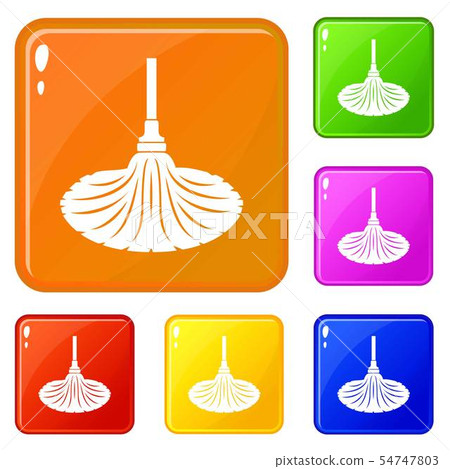 Sweeping icons set vector color - Stock Illustration [54747803] - PIXTA