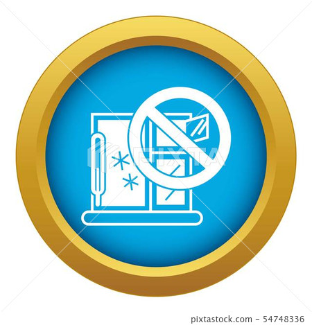 Winter window icon blue vector isolated 54748336