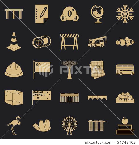 Redploy Icon Redeployment icons set, simple style - Stock Illustration [54748402 ...
