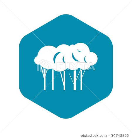 Lot of trees icon, simple style Lot of trees icon, simple style 54748865