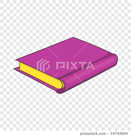 Pink book icon, cartoon style Pink book icon, cartoon style 54749004