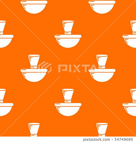 Perfume bottle london pattern vector orange 54749089