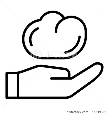 Potter clay icon, outline style 54749303