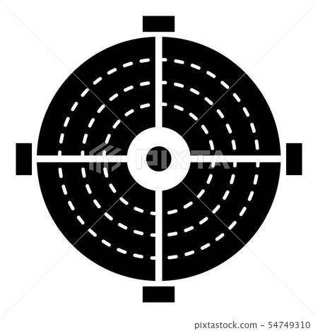 Target arch icon, simple style 54749310