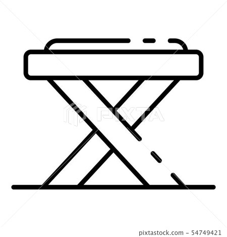 Carpenter table icon, outline style 54749421