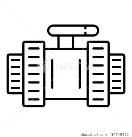 Pool water tap icon, outline style 54749422