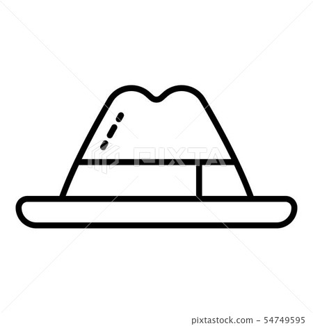 Man sun hat icon, outline style 54749595