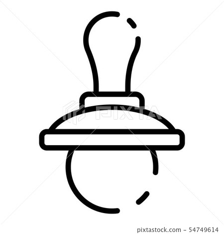 Baby nipple icon, outline style Baby nipple icon, outline style 54749614