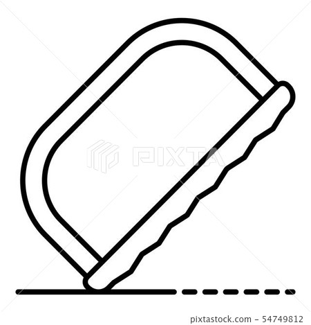 Hand metal saw icon, outline style Hand metal saw icon, outline style 54749812