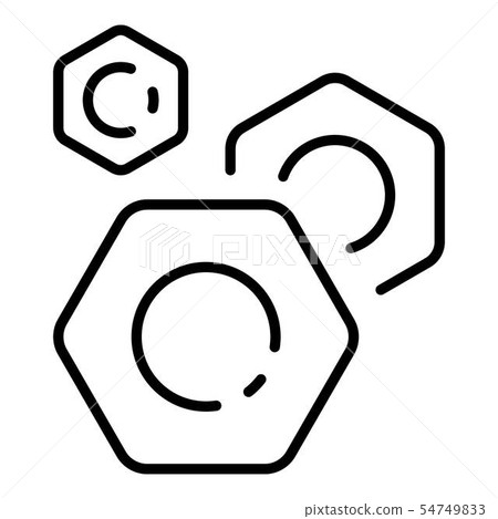 Car bolt icon, outline style Car bolt icon, outline style 54749833