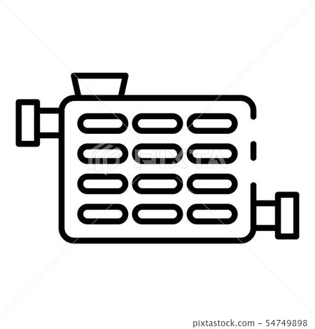 Car radiator icon, outline style Car radiator icon, outline style 54749898