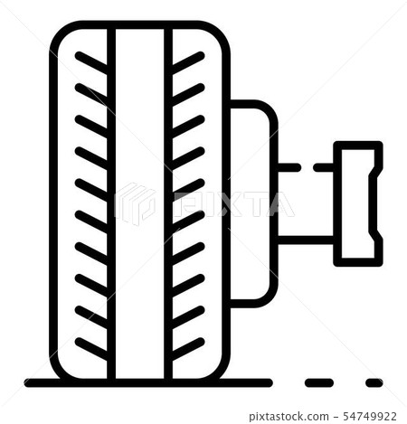 Car tire icon, outline style 54749922
