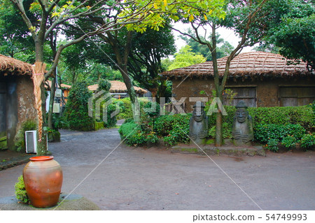 Town folk village, Hanok, thatched house, town, castle wall, Town folk village, Hanok, thatched house, town, castle wall, 54749993