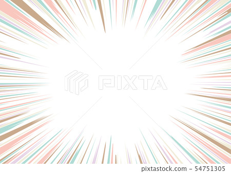 濃縮線柔和的顏色 54751305