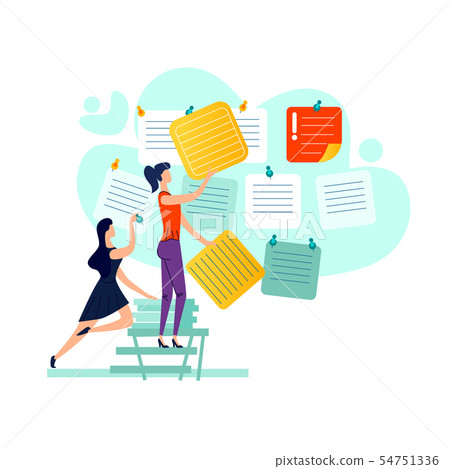 Deadline, time management business concept vector Deadline, time management business concept vector 54751336