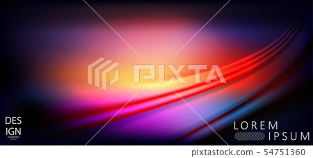 Graceful abstract multicolor background with curved lines 54751360