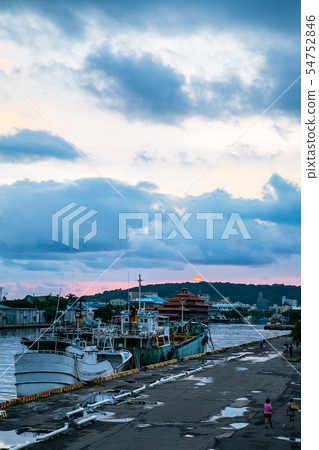 臺灣高雄愛河景觀 Kaohsiung River, Taiwan, Asia 54752846