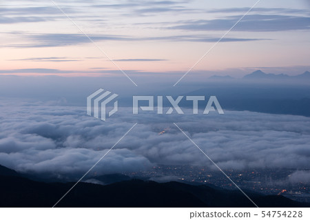 Nagano Prefecture high bocce sea of clouds Nagano Prefecture high bocce sea of clouds 54754228