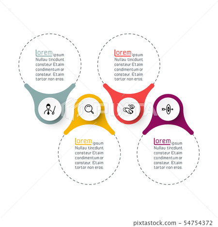 Ring infographics bar vector graphics.-插圖素材 [54754372] - PIXTA圖庫