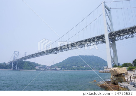從Moji邊看的Kanmon海峽風景 從Moji邊看的Kanmon海峽風景 54755622