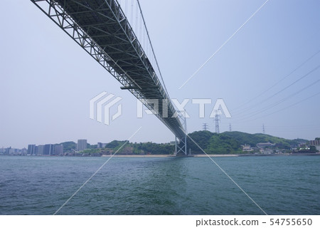 從Moji邊看的Kanmon海峽風景 從Moji邊看的Kanmon海峽風景 54755650