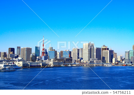 A scene around Tokyo Tower, Tokyo 54756211