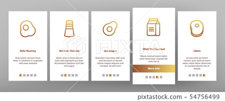 Food Line Icon Set Vector Onboarding Food Line Icon Set Vector Onboarding 54756499