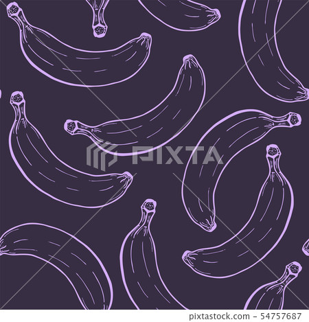 Banana line seamless pattern 54757687